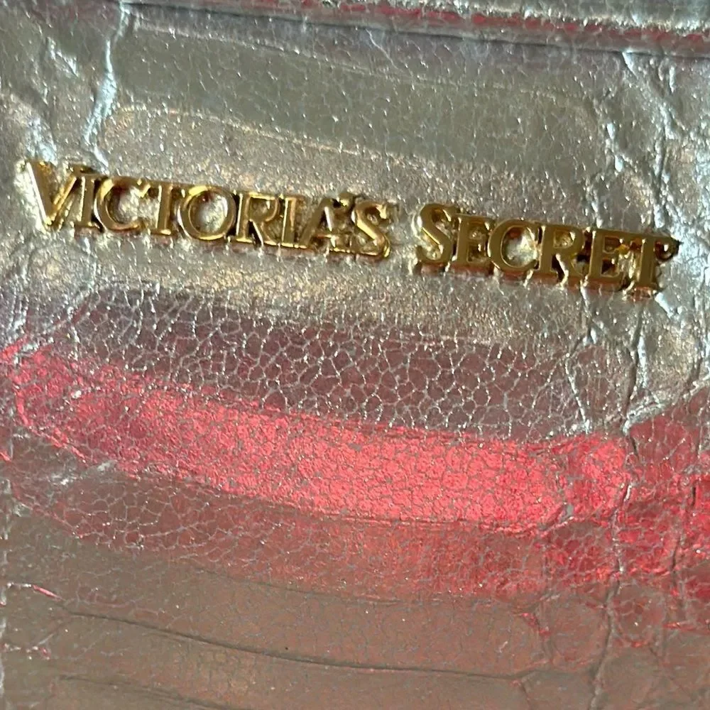 Victoria's Secret Crossbody Bag Silver Gold Chain Snake